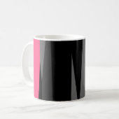 Mug Noir rose et gris (Devant gauche)