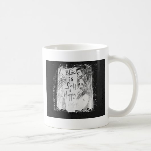 Mug noir si joyeux (Droite)