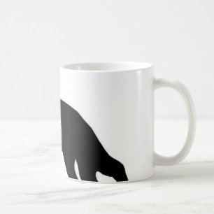 Mug noir silo de berger allemand