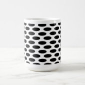 Mug Noir sur les points blancs (Centre)