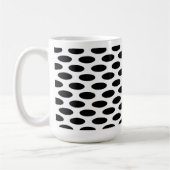 Mug Noir sur les points blancs (Gauche)