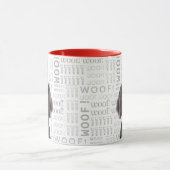 Mug Noir Tan Coonhound Amoureux des chiens Noël (Centre)