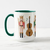 Mug Noisette de Noël fantastique Ballet Violon Musique (Gauche)
