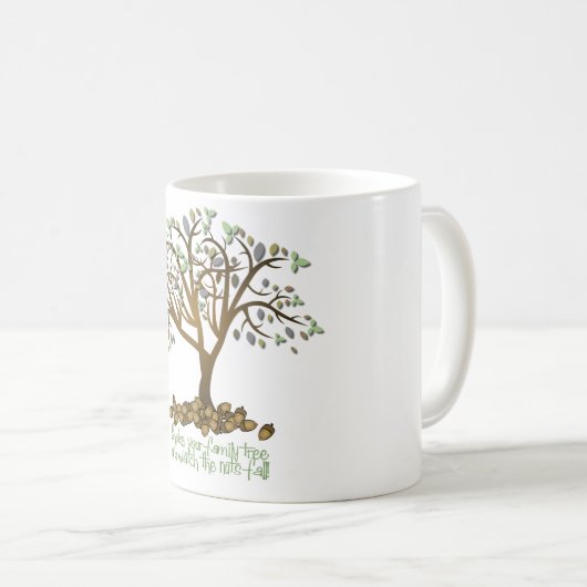 Mug Noix d'arbre familial (Devant droit)
