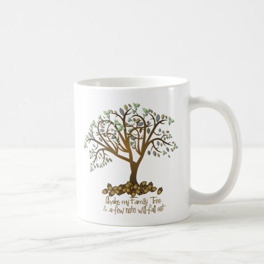 Mug Noix d'arbre familial (Droite)