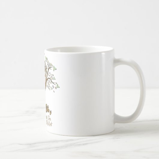 Mug Noix d'arbre familial (Droite)