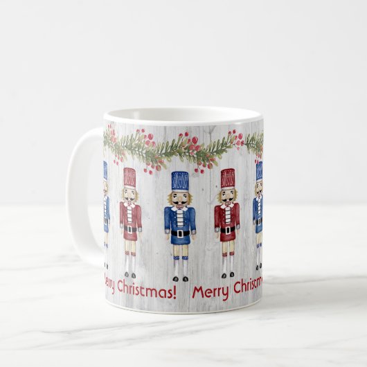 Mug Noix de Noël Whimsical Rouge (Devant gauche)