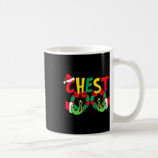 Mug Noix de poitrine marquant les châtaignes drôle Cou (Droite)