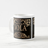 Mug NOLA Cafe, modifier le nom (Devant gauche)
