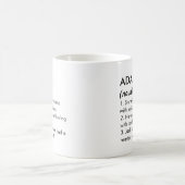 Mug Nom Adam, Nom modifiable, Nom personnalisé (Centre)