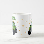 Mug Nom Age Anniversaire Camion Monstre (Centre)