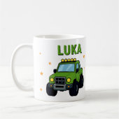 Mug Nom Age Anniversaire Camion Monstre (Gauche)