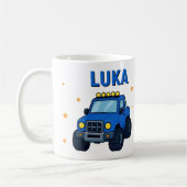 Mug Nom Age Anniversaire Camion Monstre (Gauche)