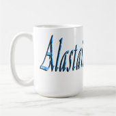 Mug Nom Alastair Bleu, (Gauche)