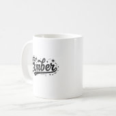 Mug Nom ambre prénom nom de famille (Devant gauche)