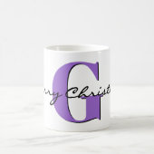 Mug Nom, Améthyste de février | Joyeux Noël (Centre)