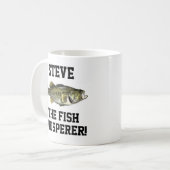 Mug Nom amusant Légende de pêche Basse à grande bouche (Devant gauche)