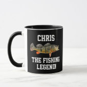 Mug Nom amusant Peacock Bass Legend Sports (Gauche)