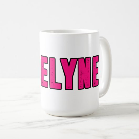 Mug Nom Angelyne (Devant droit)