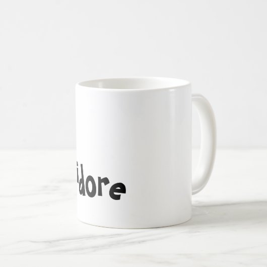 Mug - Nom avec lettre de chat initiale I (Devant droit)