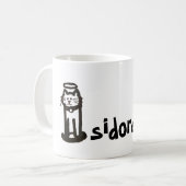 Mug - Nom avec lettre de chat initiale I (Devant gauche)