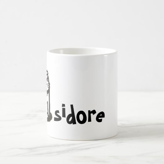 Mug - Nom avec lettre de chat initiale I (Centre)