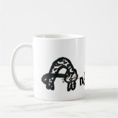 Mug - Nom avec lettre initiale de chat A (Gauche)