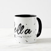 Mug Nom Bella Signification Minimal Texte Moderne Simp (Devant droit)