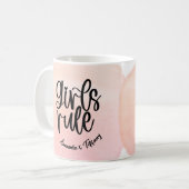 Mug Nom BFF personnalisé Filles Amitié des règles (Devant gauche)