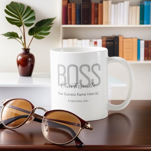 Mug Nom Black Grey Boss