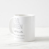 Mug Nom Black Grey Evil Queen (Devant gauche)