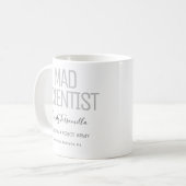 Mug Nom Black Grey Mad Scientifique (Devant gauche)