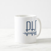 Mug Nom Bleu Doctorat (Devant droit)