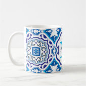 Mug 💙 Nom + bleu initial Azulejos 004   (Gauche)