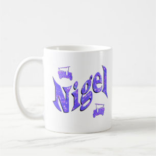 Mug Nom Blue Nigel Avec Camions Fire,