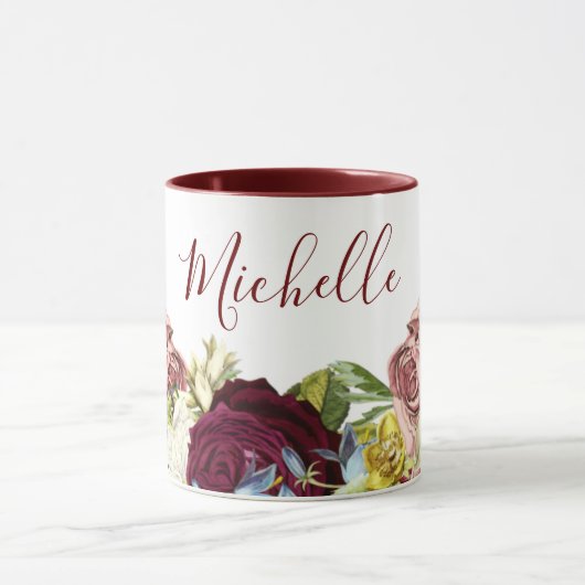 Mug Nom botanique floral (Centre)