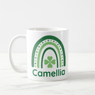 Mug Nom Camellia Clover Boho Arc-en-ciel