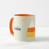 Mug Nom, Candy Corn Halloween Mignon Combo 11oz (Devant gauche)