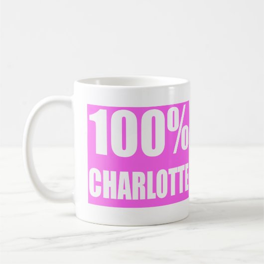 Mug nom Charlotte  (Gauche)