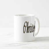 Mug Nom Christopher, (Devant droit)