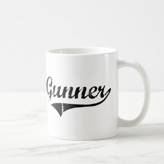 Mug Nom classique de style d'artilleur (Droite)