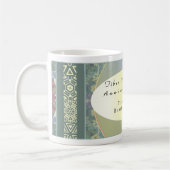 Mug Nom commercial Emblème floral (Gauche)