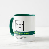 Mug Nom commercial en évidence sur Hunter Green Combo (Devant gauche)