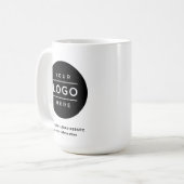 Mug Nom commercial et logo personnalisés (Devant gauche)