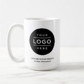Mug Nom commercial et logo personnalisés (Gauche)