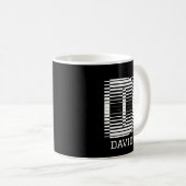 MUG NOM D - INITIAL D - NOM PERSONNALISÉ (Devant droit)