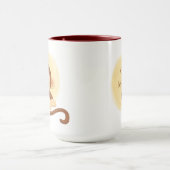 Mug nom d'ajout de singe monogramme (Centre)