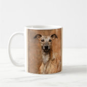 Mug Nom d'ajout de Whippet Dog (Gauche)