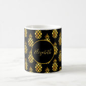 Mug Nom d'ananas en or noir (Centre)