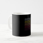 Mug Nom d'Armani Cadeau Prénom personnalisé (Devant gauche)